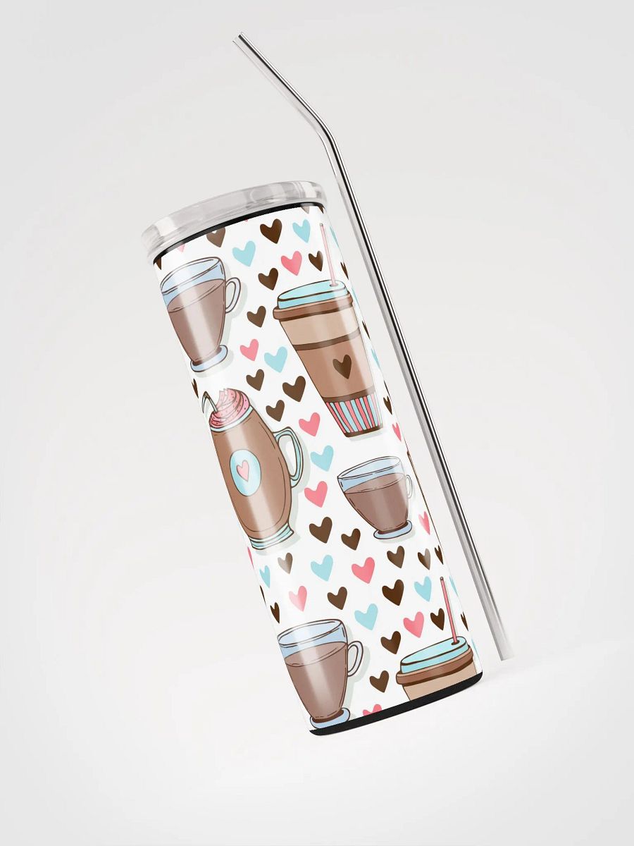 Heartfelt Sips Stainless Steel Tumbler product image (5)