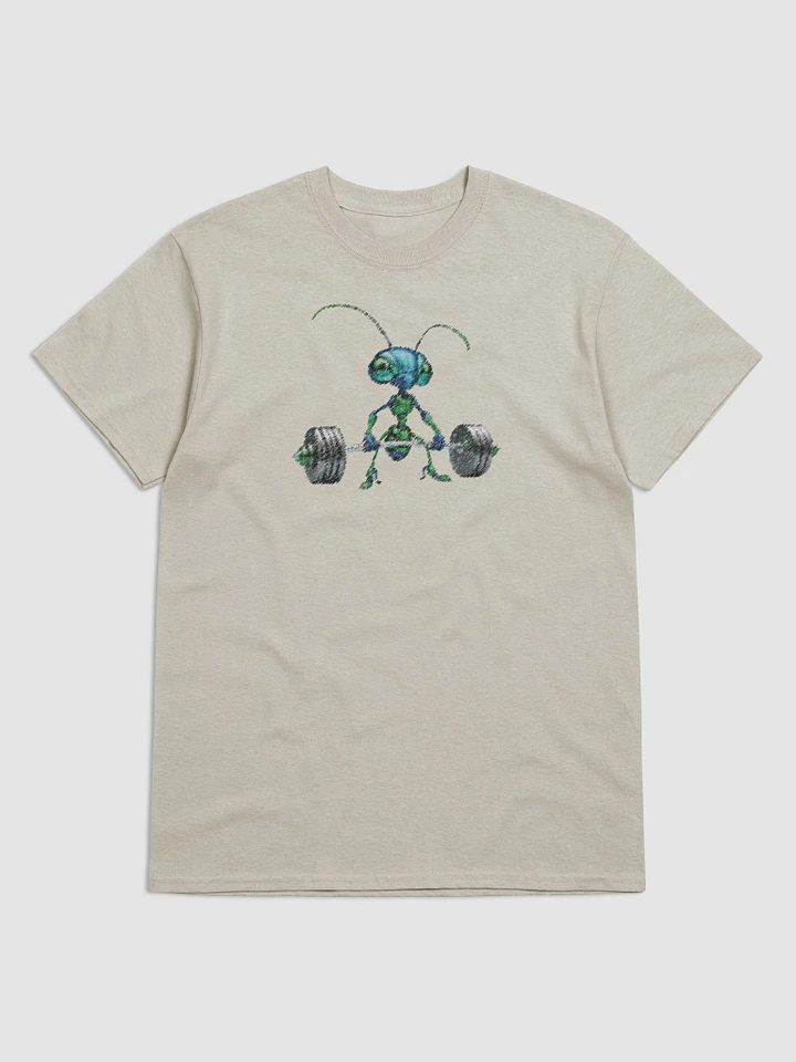 Pixelated Ant Weightlifter Tee product image (1)