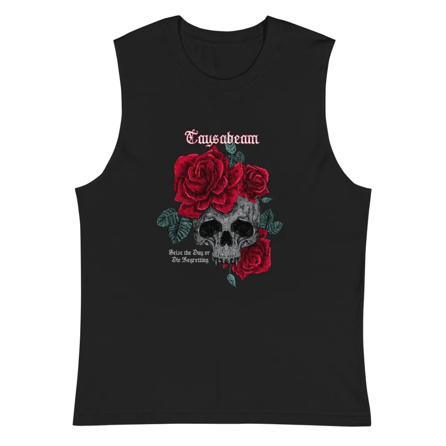 Rose Skull Gothic Muscle Tank product image (2)