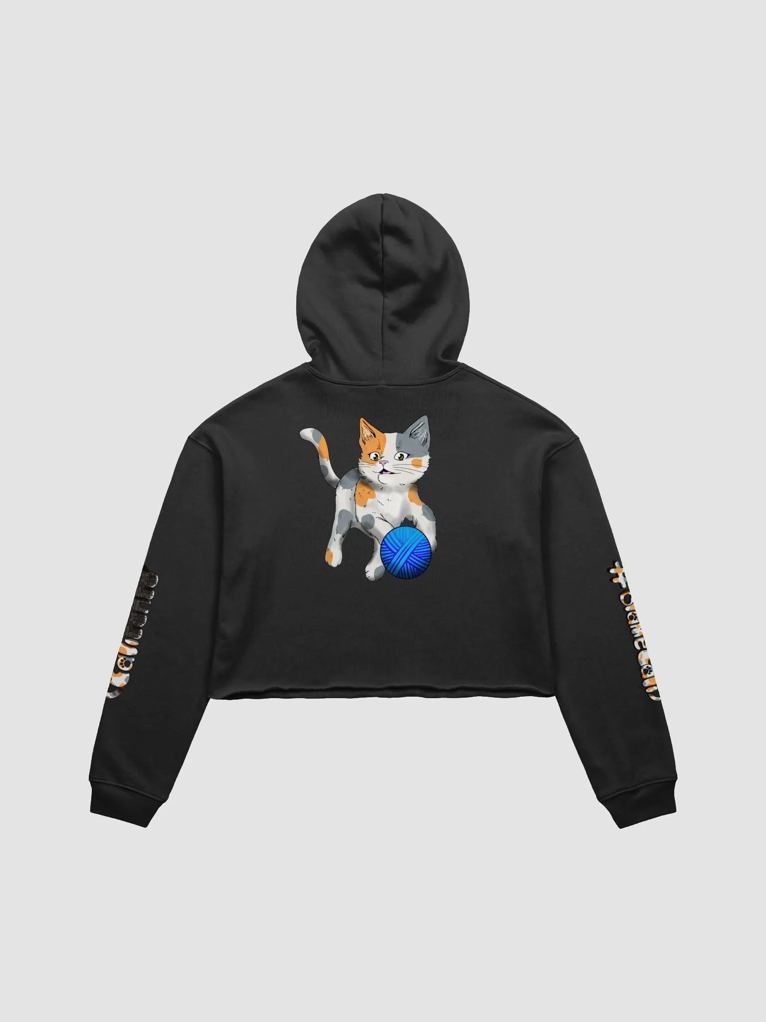 Come on Meow crop Hoodie product image (2)