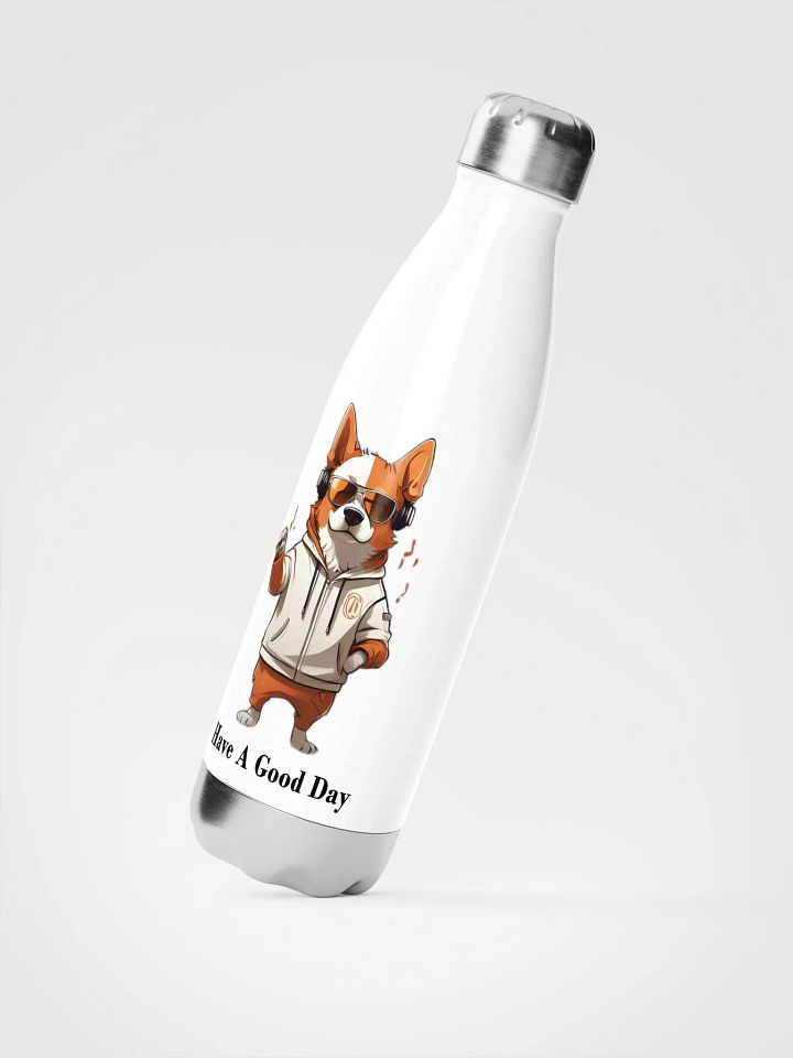 Cool Corgi Stainless Steel Water Bottle product image (2)