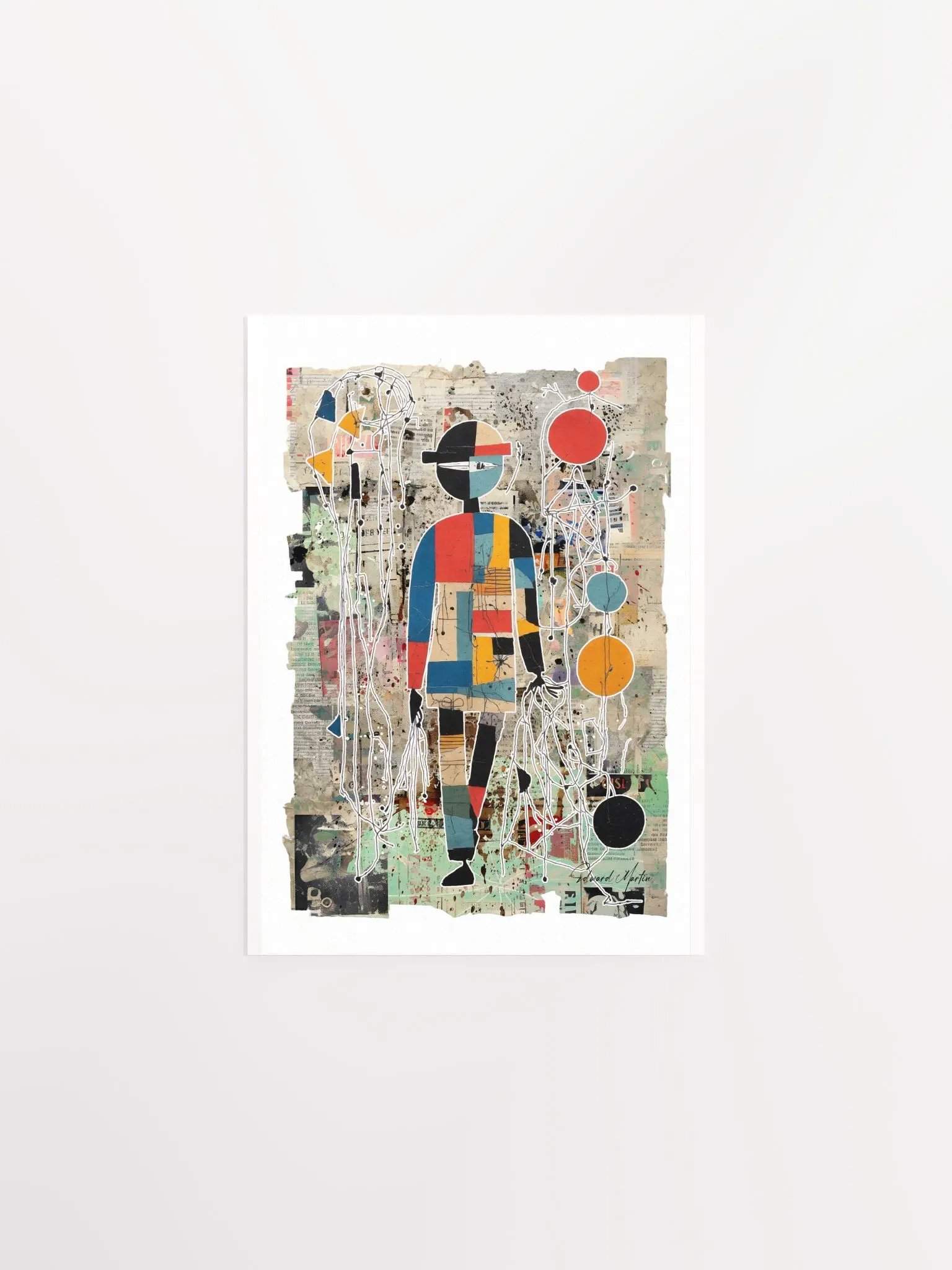 'A Walk in the Park' by Edward Martin- Collage Print product image (2)