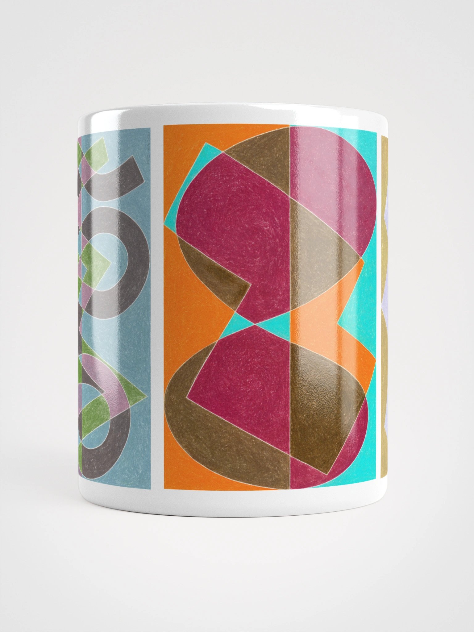 Prismacolors #1, 2 & 3 (2021) on White Glossy Mug product image (12)