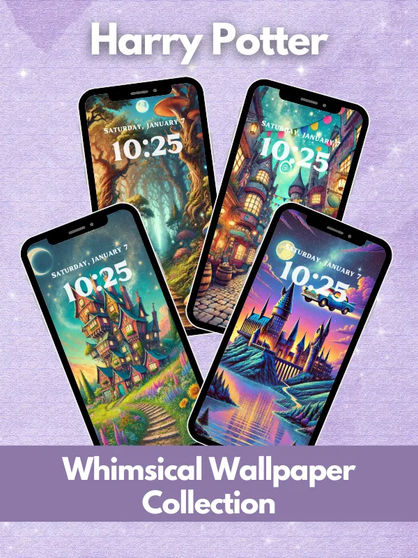 Harry Potter Fantasy Illustration Phone Wallpaper I 4K Quality Bundle product image (1)