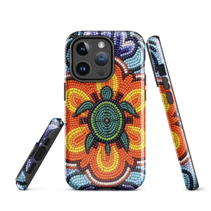 Turtle Tale Faux-Beadwork iPhone® Tough Case product image (3)