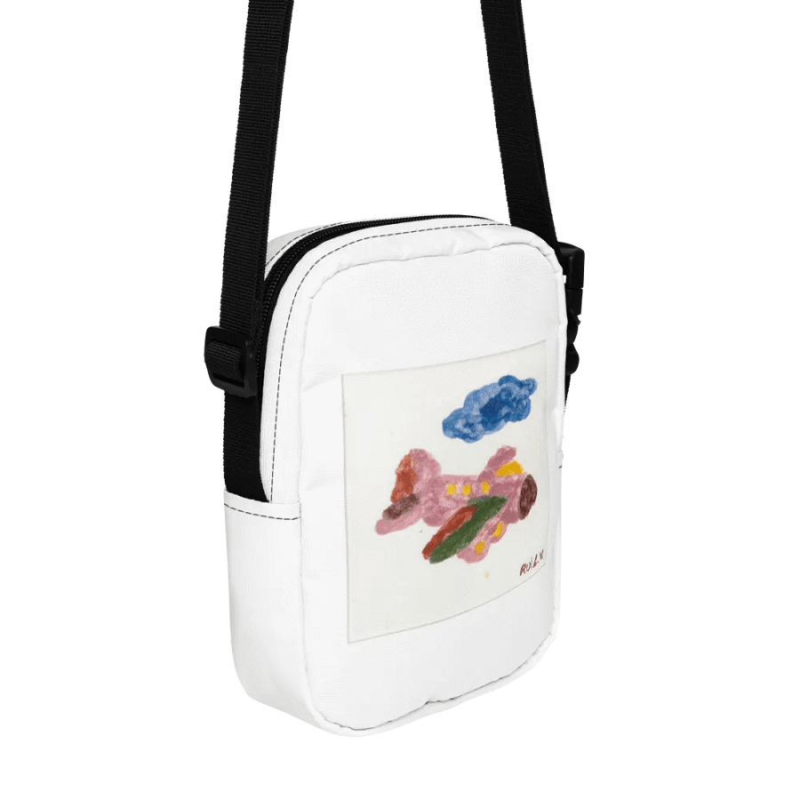 Kid Airplane (All-Over Print Utility Crossbody Bag) product image (4)