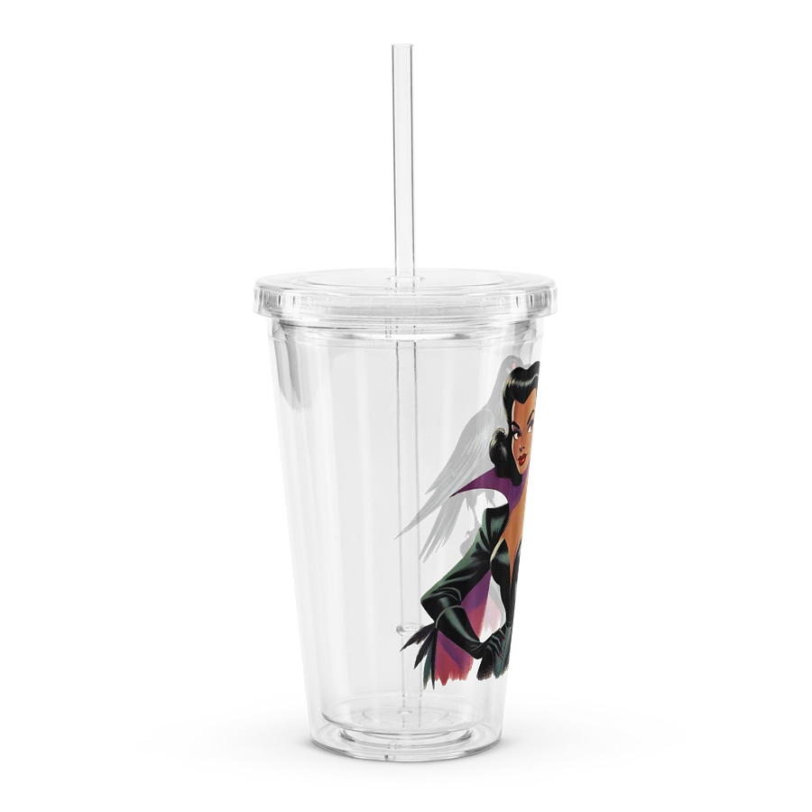 Woman and Raven Double Wall 16 oz Tumbler with Straw product image (5)