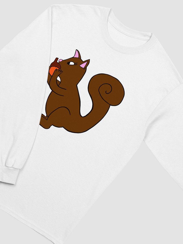 Playful Squirrel Long Sleeve Tee product image (2)