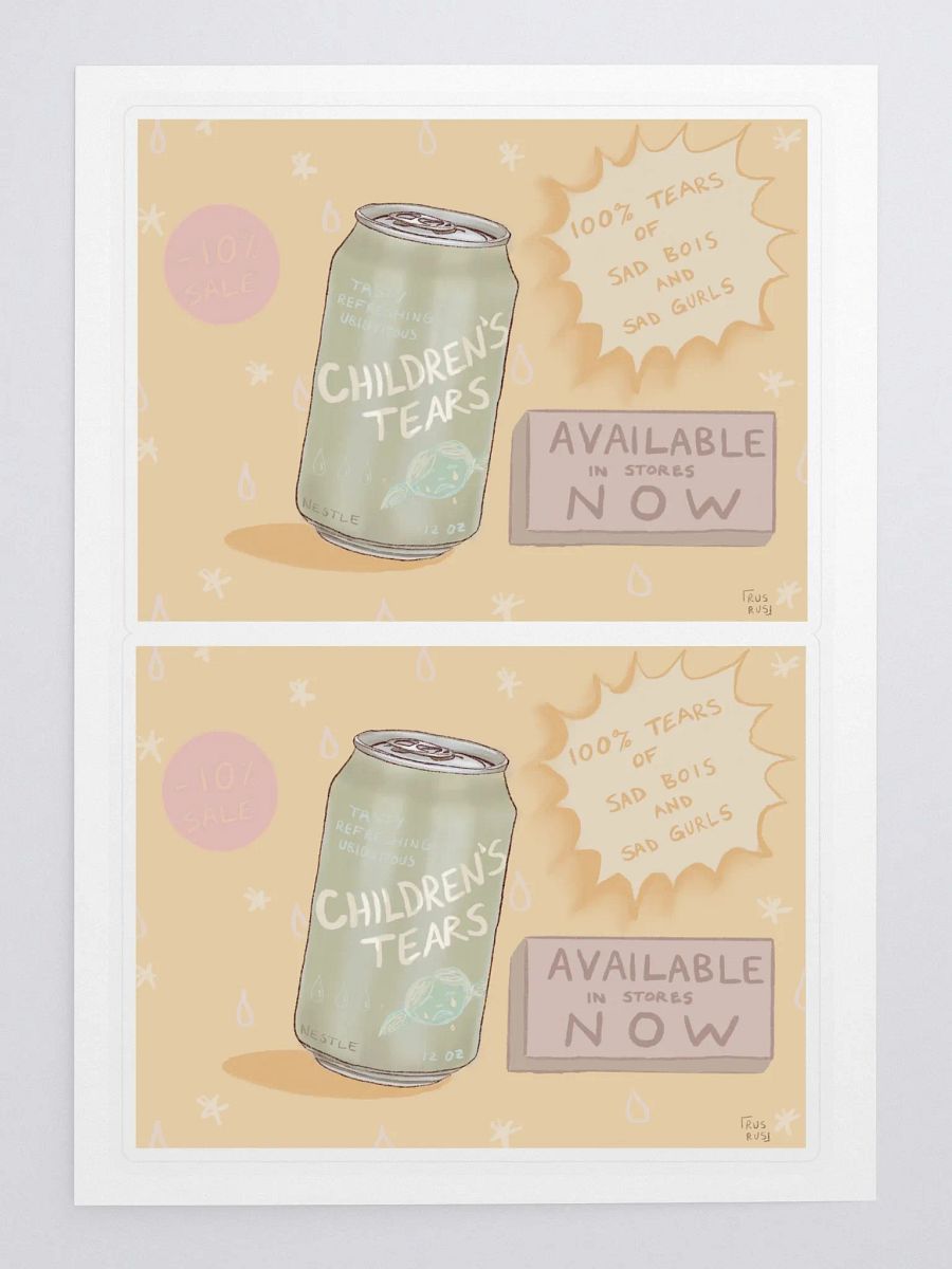 children's tears stickers product image (3)