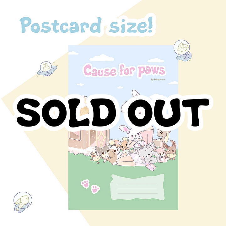 Cause For Paws Autographed Souvenir Card product image (1)