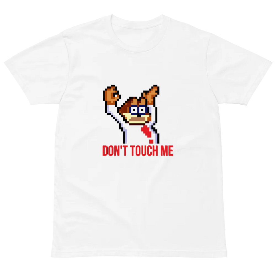 Don't Touch Me T-shirt White product image (2)