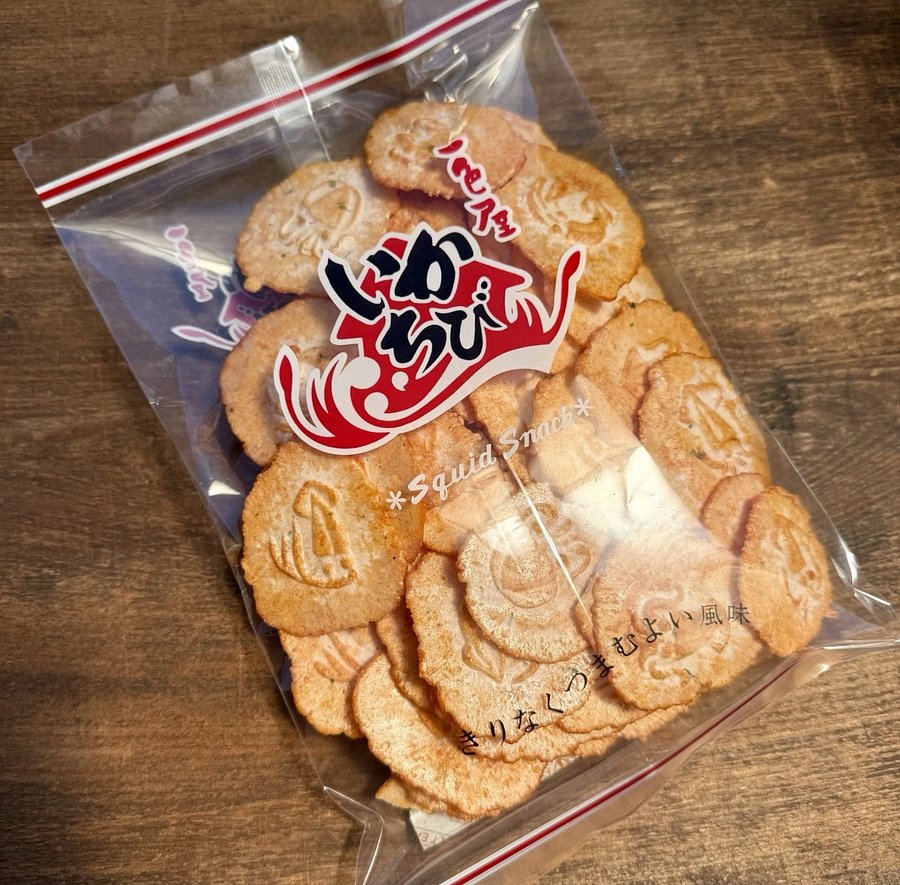 🎎 Japanese Squid Snack Ika Chibi 113g – Seafood Senbei Style – Japan Import product image (2)