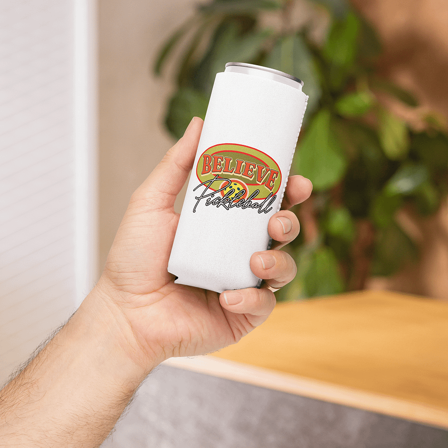 Believe Pickleball Coozie Can Cooler product image (4)