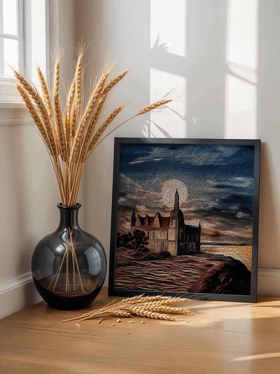 Kronborg castle - Oil painting - Square product image (2)