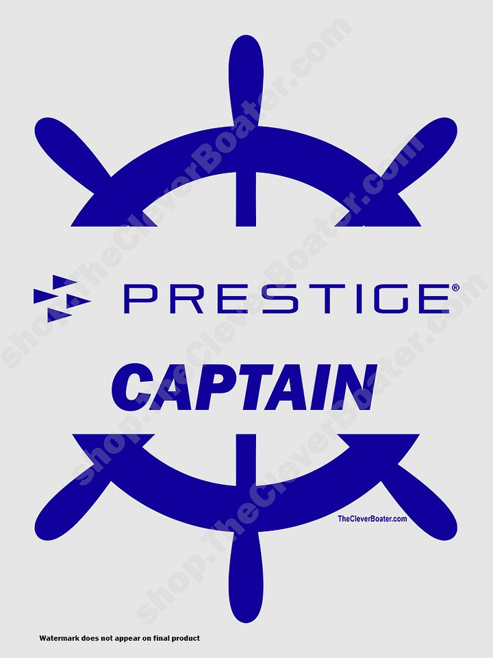 Prestige Captain - T-Shirt - Light Shirt w/Blue Logo product image (2)