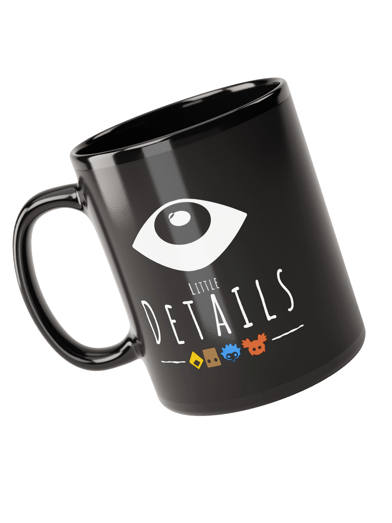 Little Details - Black Glossy Mug product image (6)