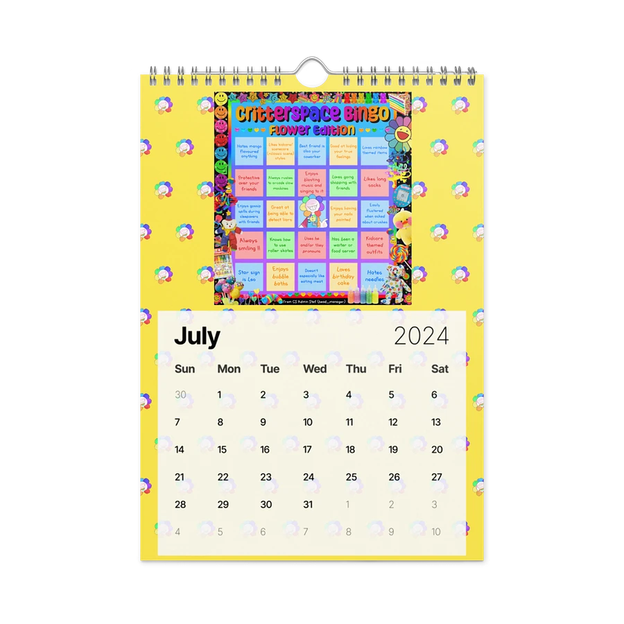 Yellow CS Activity Calendar 2024 product image (19)