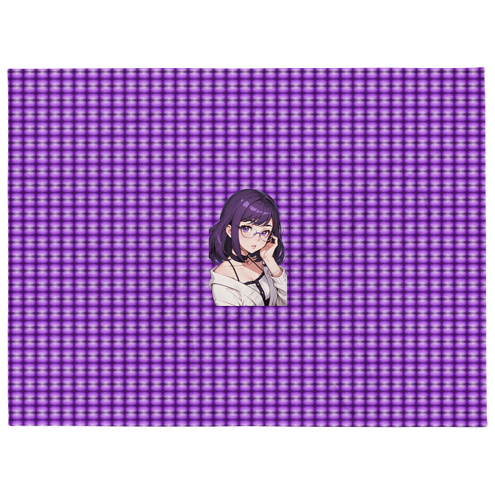 (Purple WAIFU) K Throw Blanket product image (2)