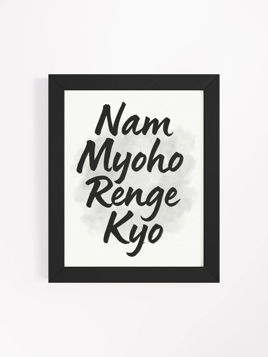 Nam Myoho Renge Kyo Framed Poster product image (108)