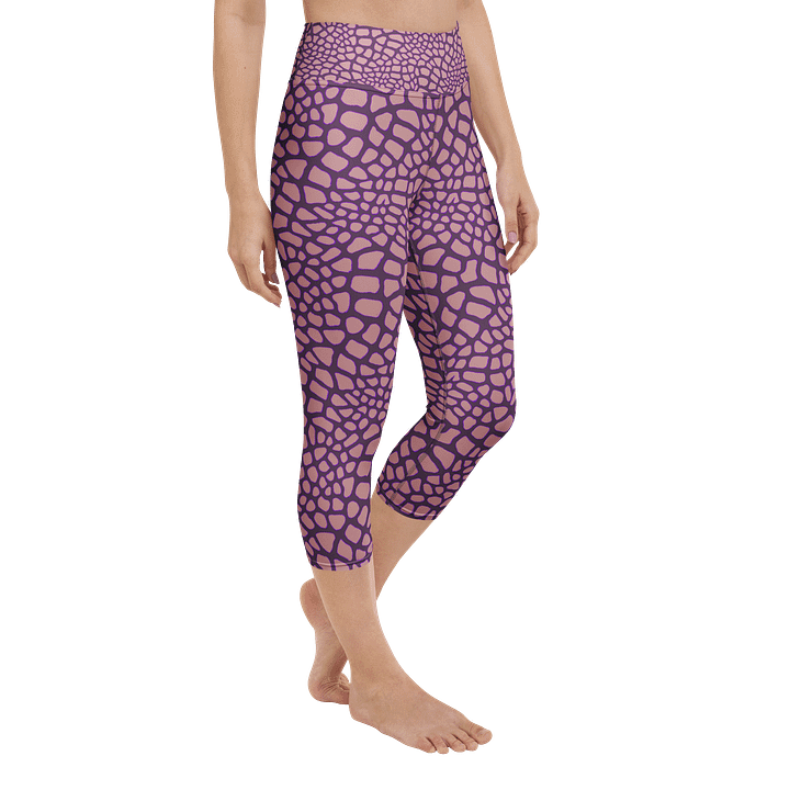 Purple Giraffe Capri Leggings product image (2)