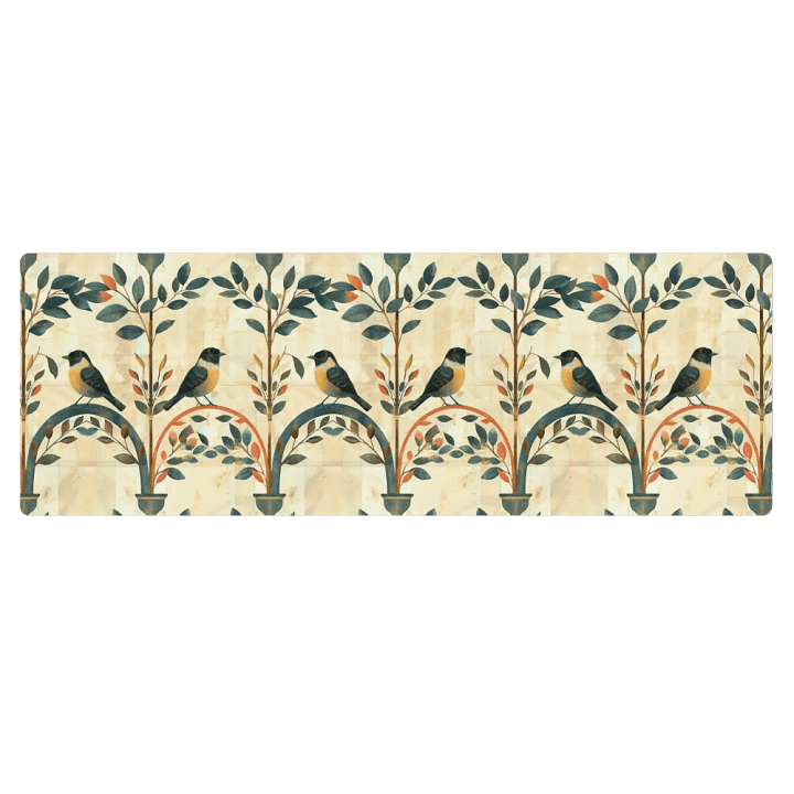 Cute Birds Yoga Mat by Treasure Pie product image (2)