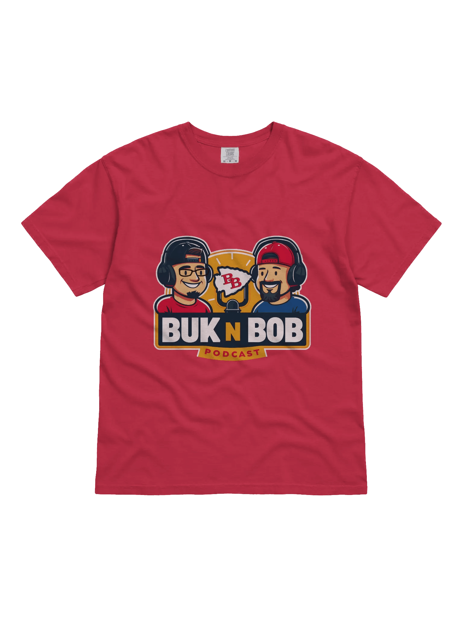 Buk N Bob Podcast Logo T-Shirt Image Dye product image (7)