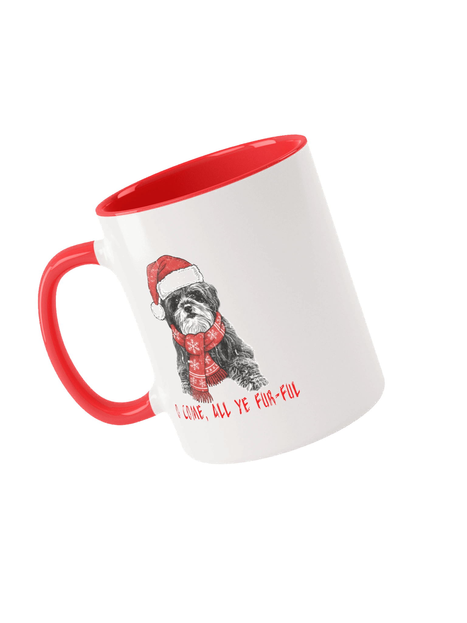 Oh Come, All Ye Fur-ful Ceramic Mug product image (37)