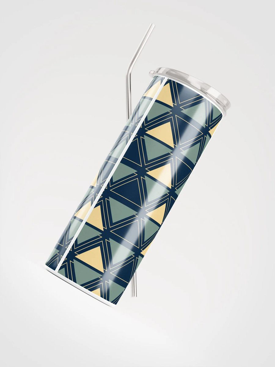 Triangulated Night Geometric 20 oz Stainless Steel Tumbler product image (4)