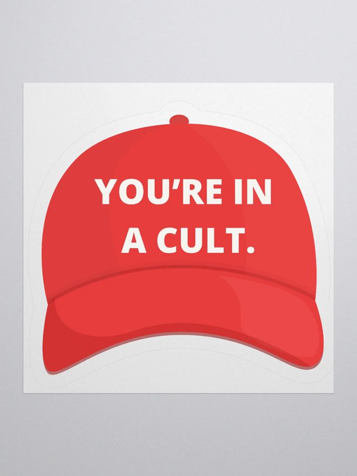 We Are Taking Back Red Hats Sticker 2. product image (2)