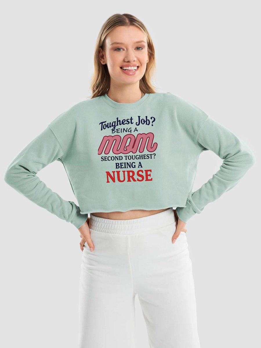 Supermom Nurse Crop Sweatshirt product image (18)