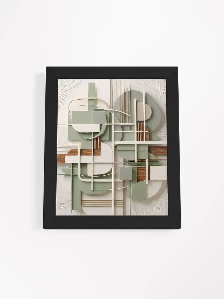 Modern Minimalist Art - Wall Art - Framed - v3 product image (6)