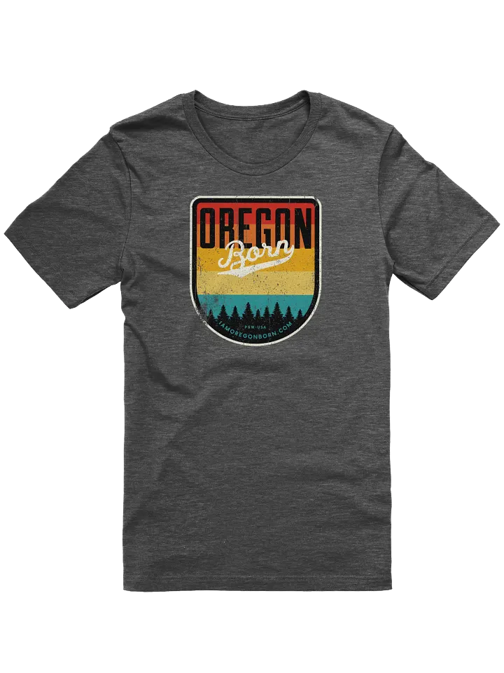 Oregon Born Vintage Shield T-Shirt product image (1)