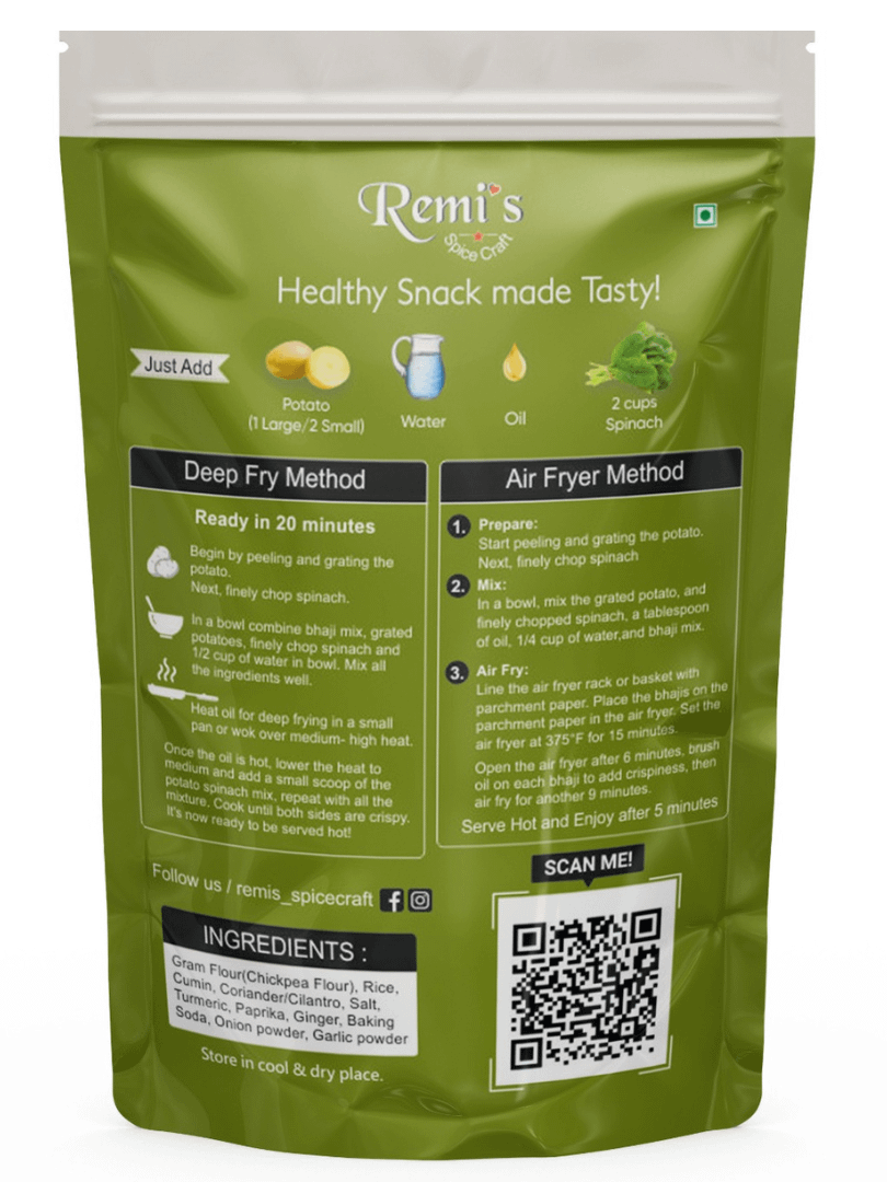 Remi's SpiceCraft Potato Spinach Fritters Mix product image (2)