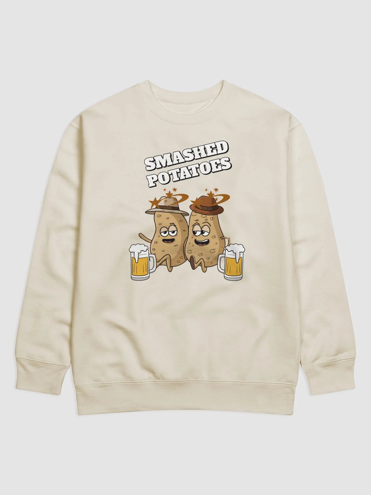 Smashed Potatoes - Funny Humorous Sweatshirt product image (1)
