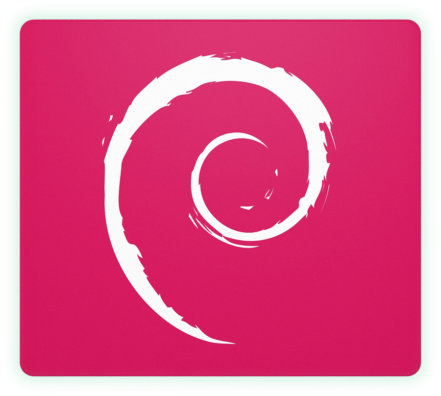 Gaming Mouse Pad with Debian Logo product image (1)