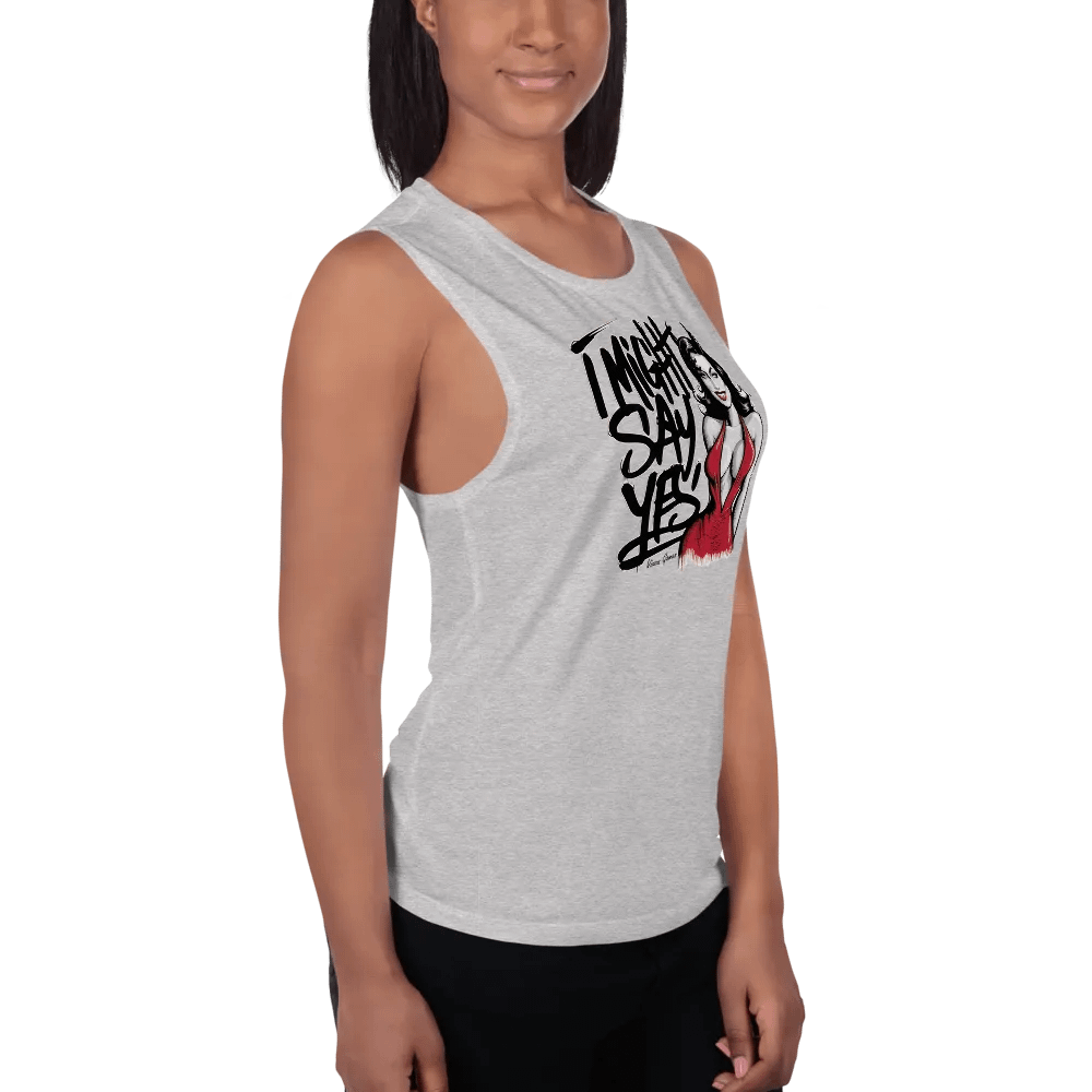 I might say yes devilish hotwife flowy tank top product image (36)