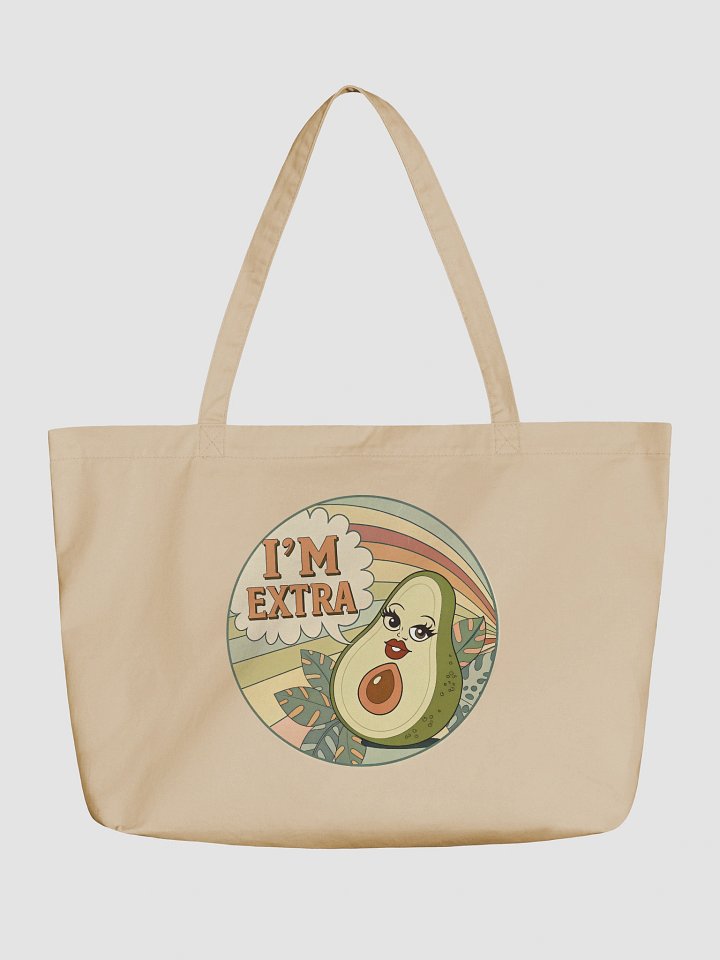 Extra Avocado Rainbow Tote Bag product image (1)