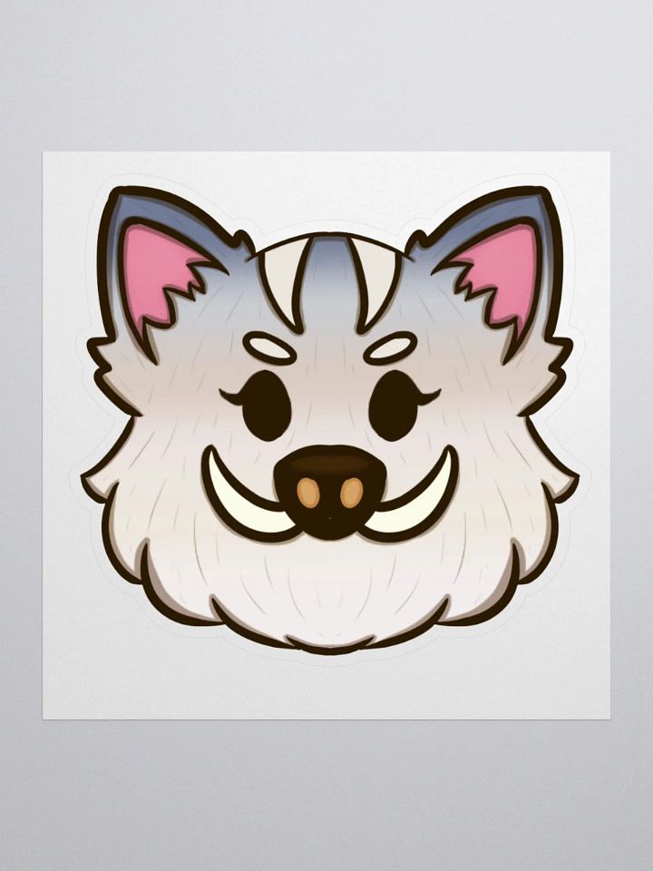 2-Month Boar Badge Sticker product image (1)