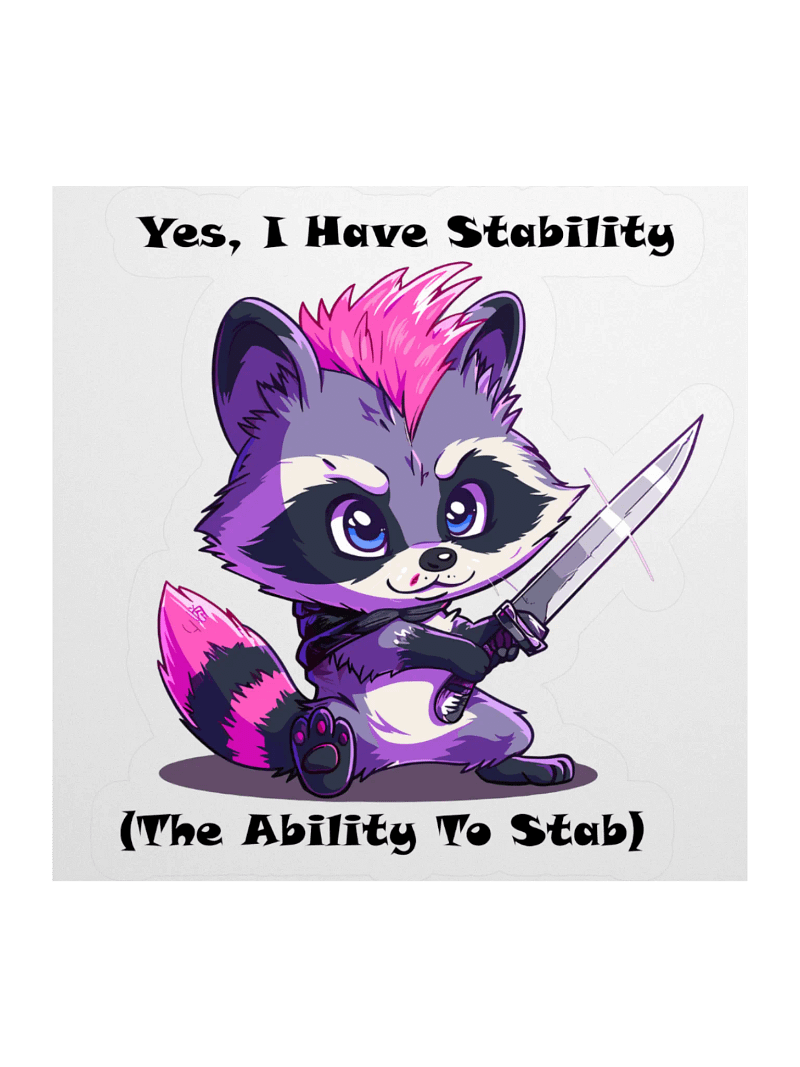 Stability Sticker