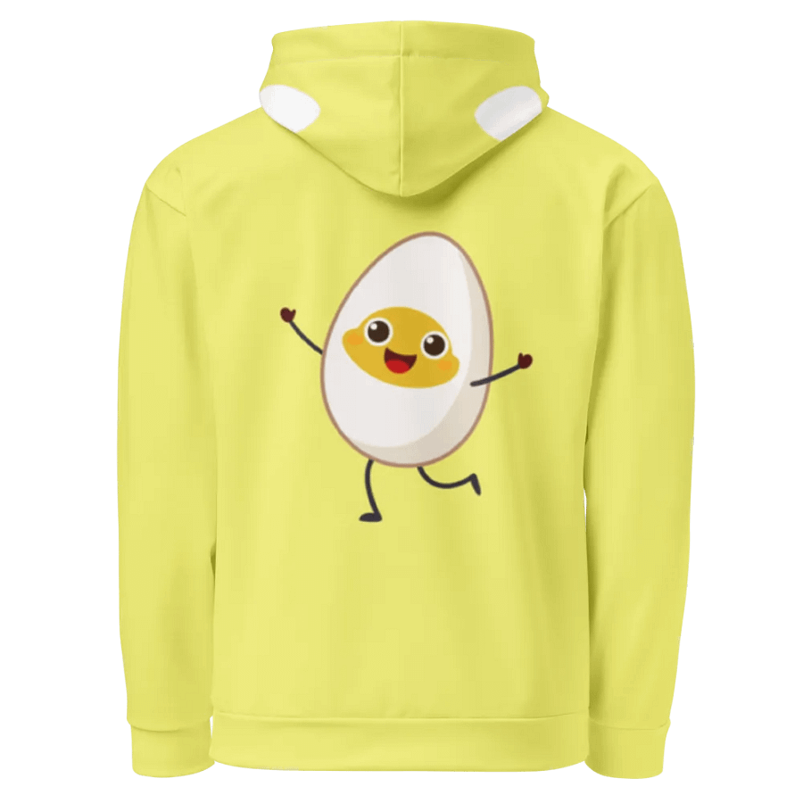 Lingling Kwong Eggs Design Unisex Hoodie (Yellow) product image (9)