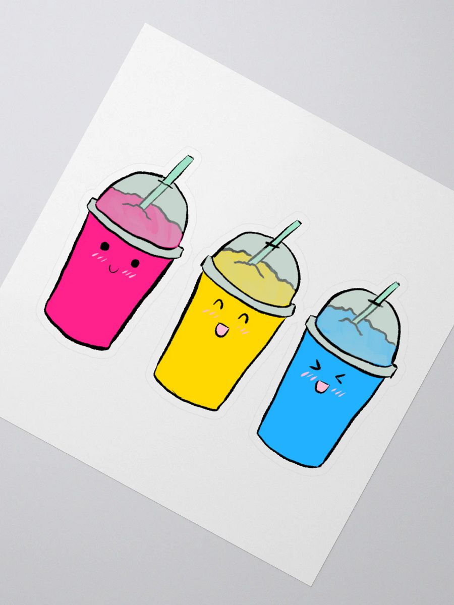 Slushie Buddies: Pansexual Flag Sticker product image (4)