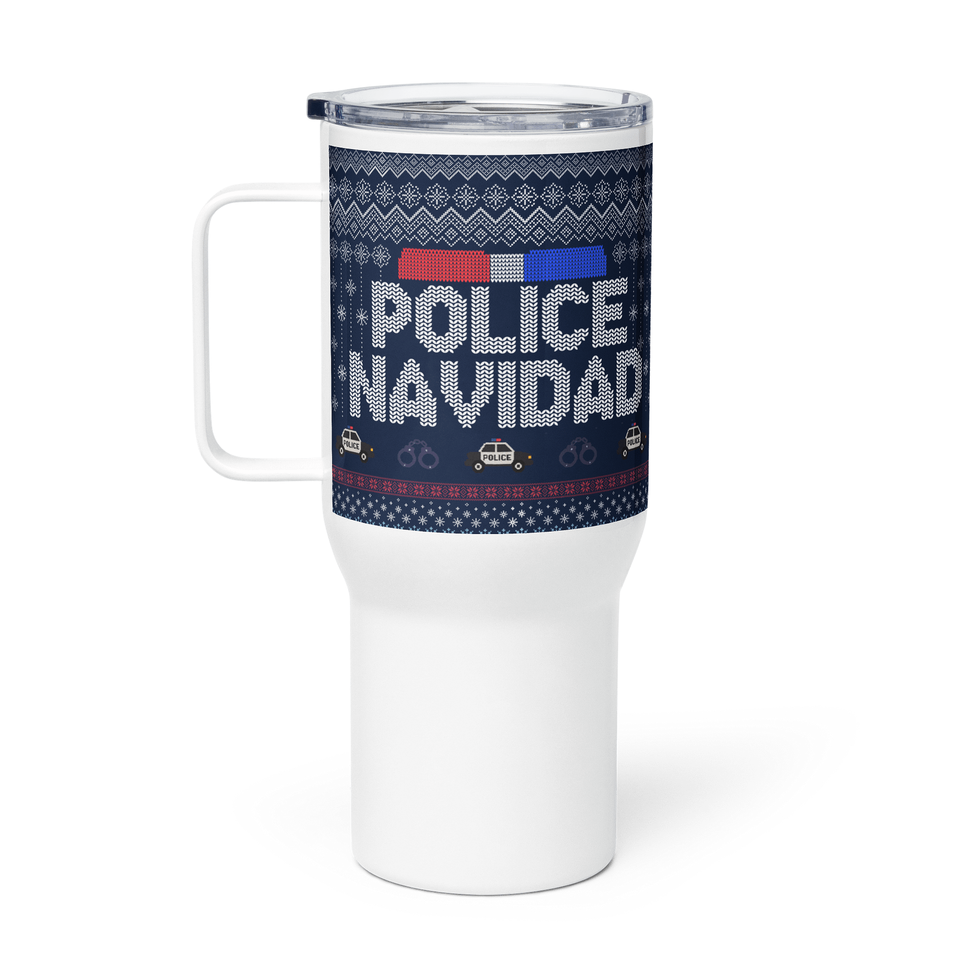 Knitted Holiday Police Travel Mug product image (1)