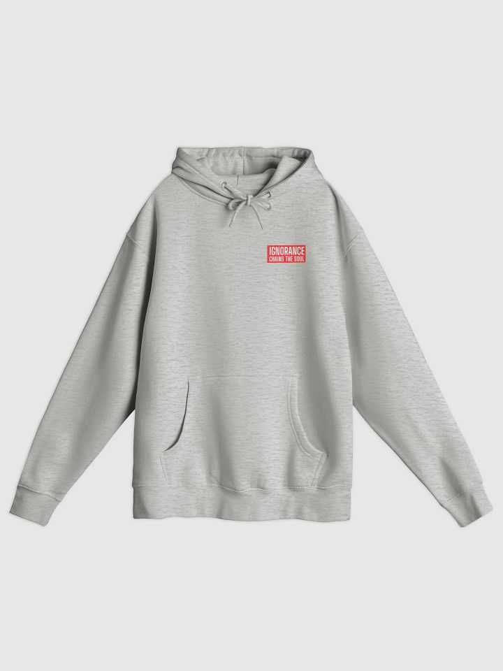 Eclectic Mix Graphic Hoodie | Ignorance chains the soul product image (2)