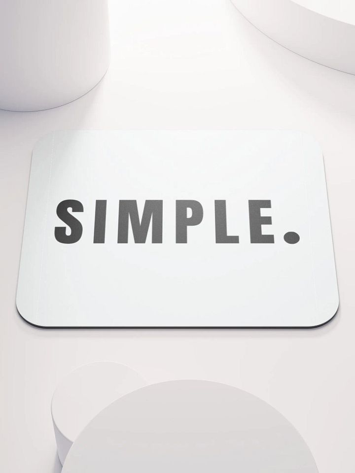 Bold & Simple Mouse Pad product image (2)