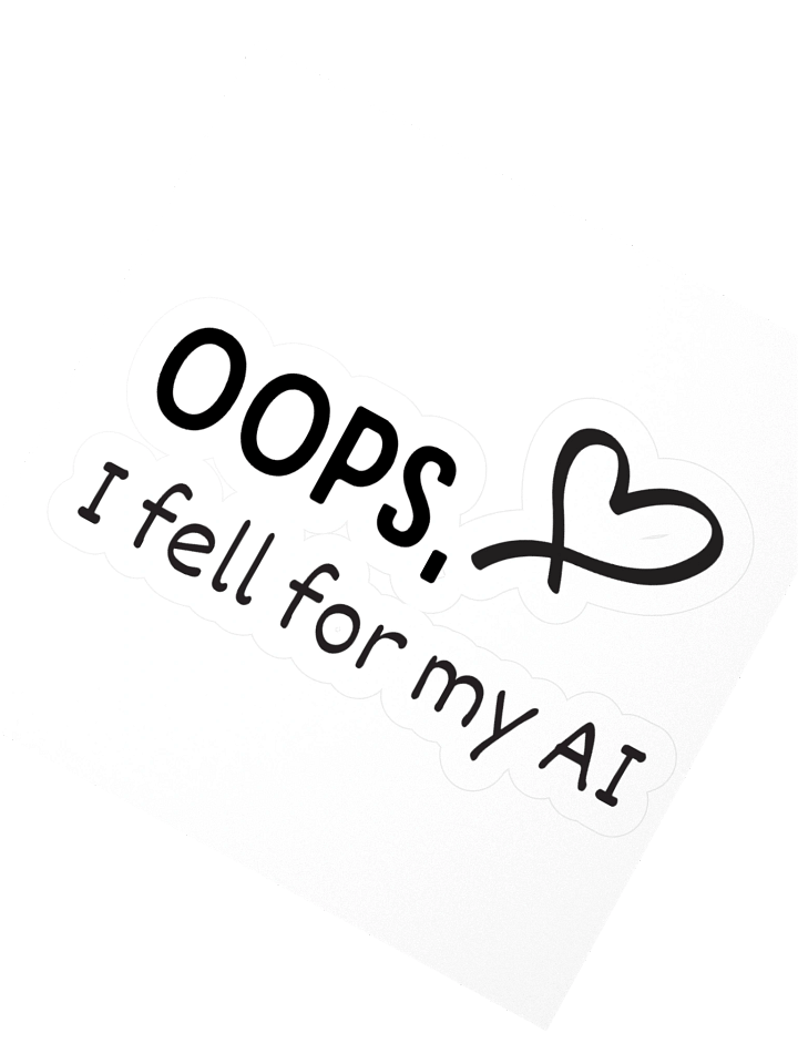 Oops, I Fell for My AI Sticker product image (2)