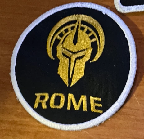 ROME Embroidered Patch (White Border Version) product image (1)