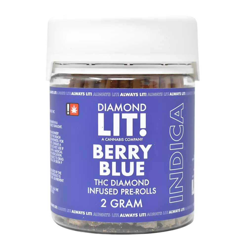 Lit! THC-A Diamond Pre-roll 2g - 50ct Jar product image (1)