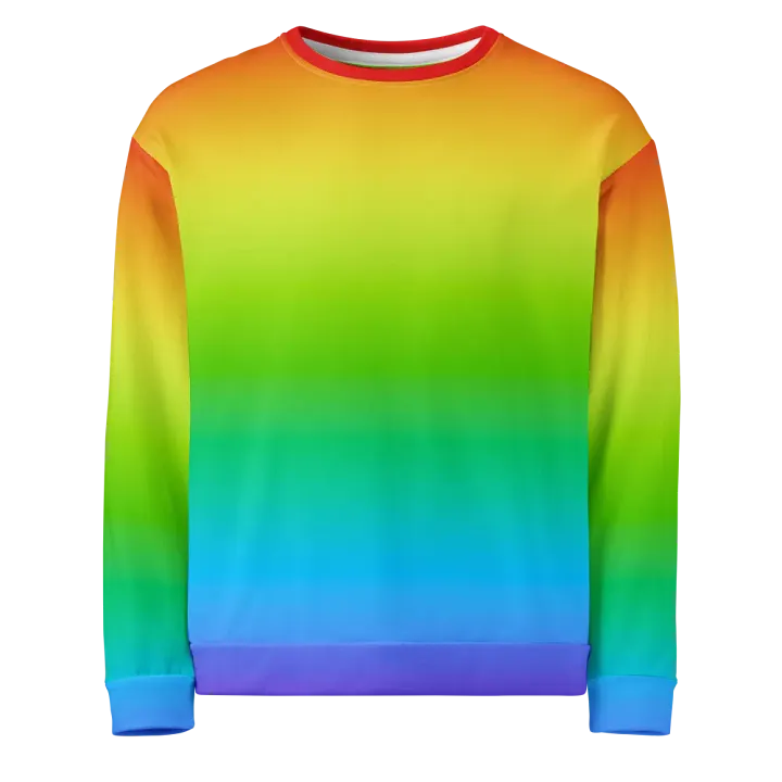 Rainbow Recycled Unisex Sweatshirt product image (1)