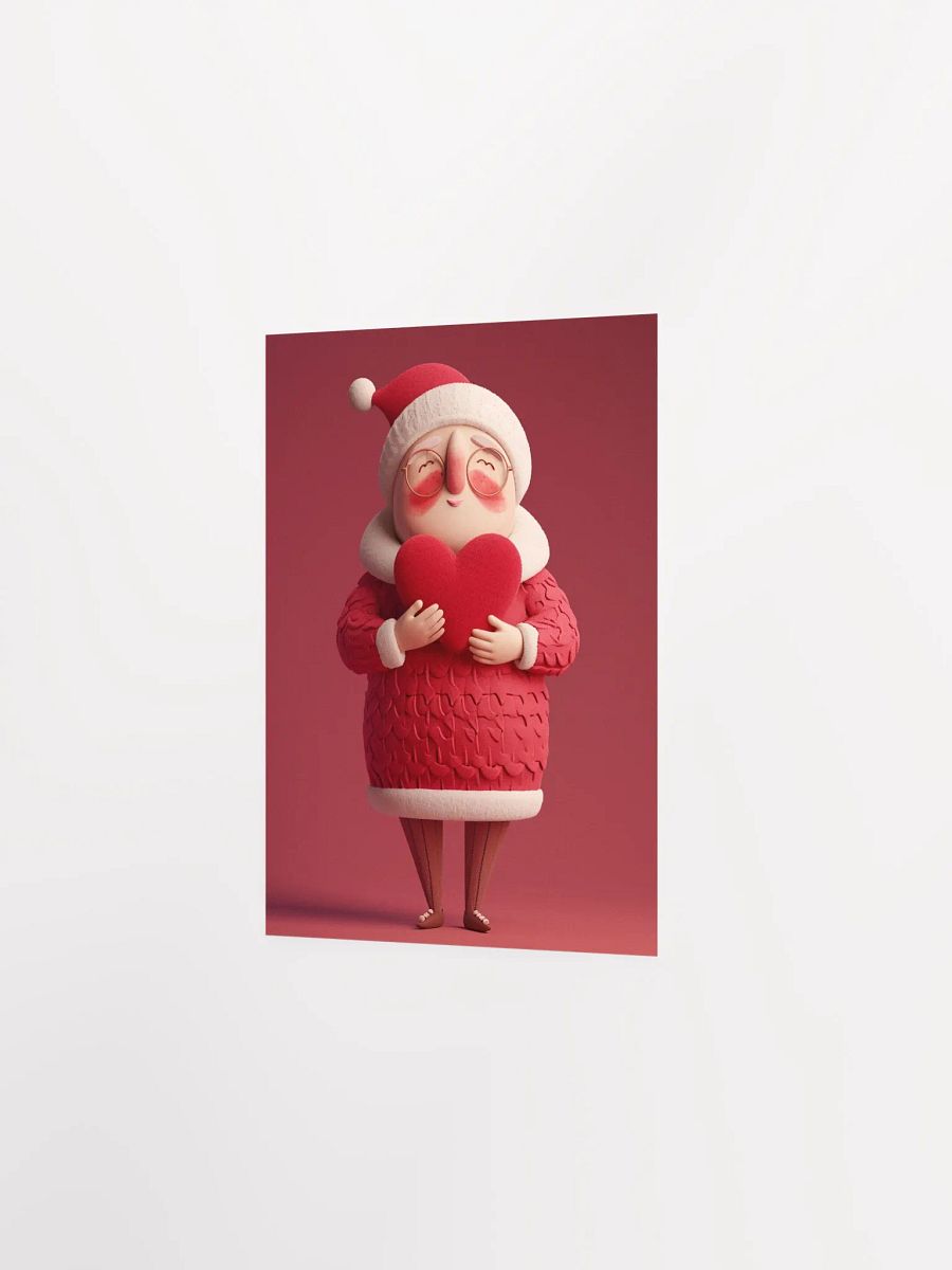 Santa's Heartfelt Embrace Poster product image (3)