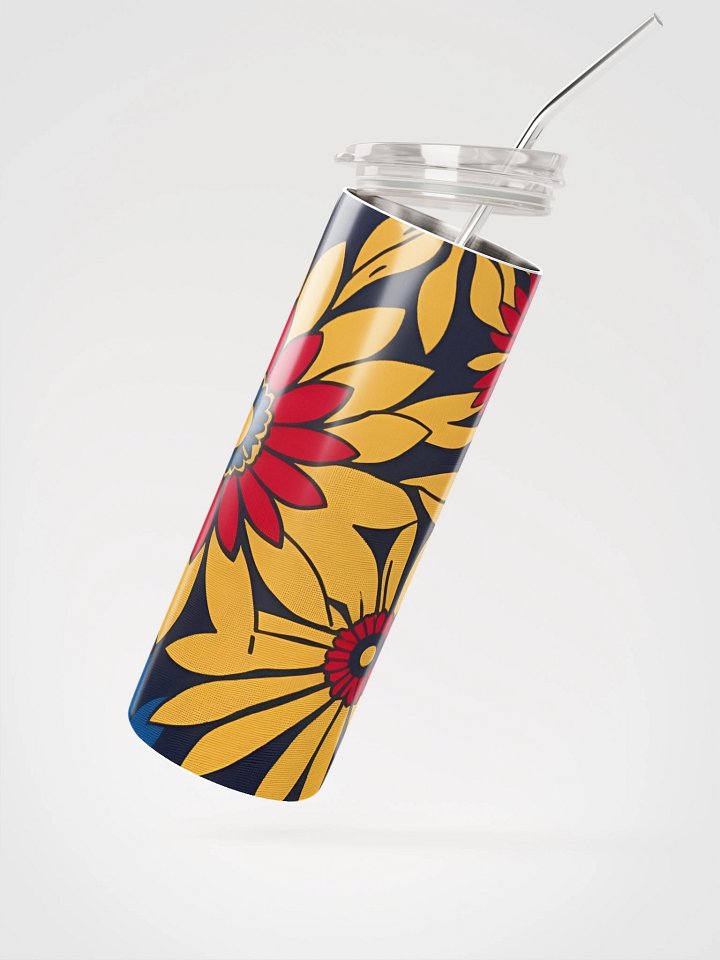 Floral Fusion Stainless Steel Tumbler product image (2)